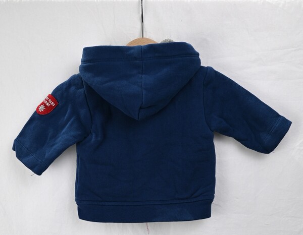 Warme hoodie met rits, P'tit Filou, 3 maanden