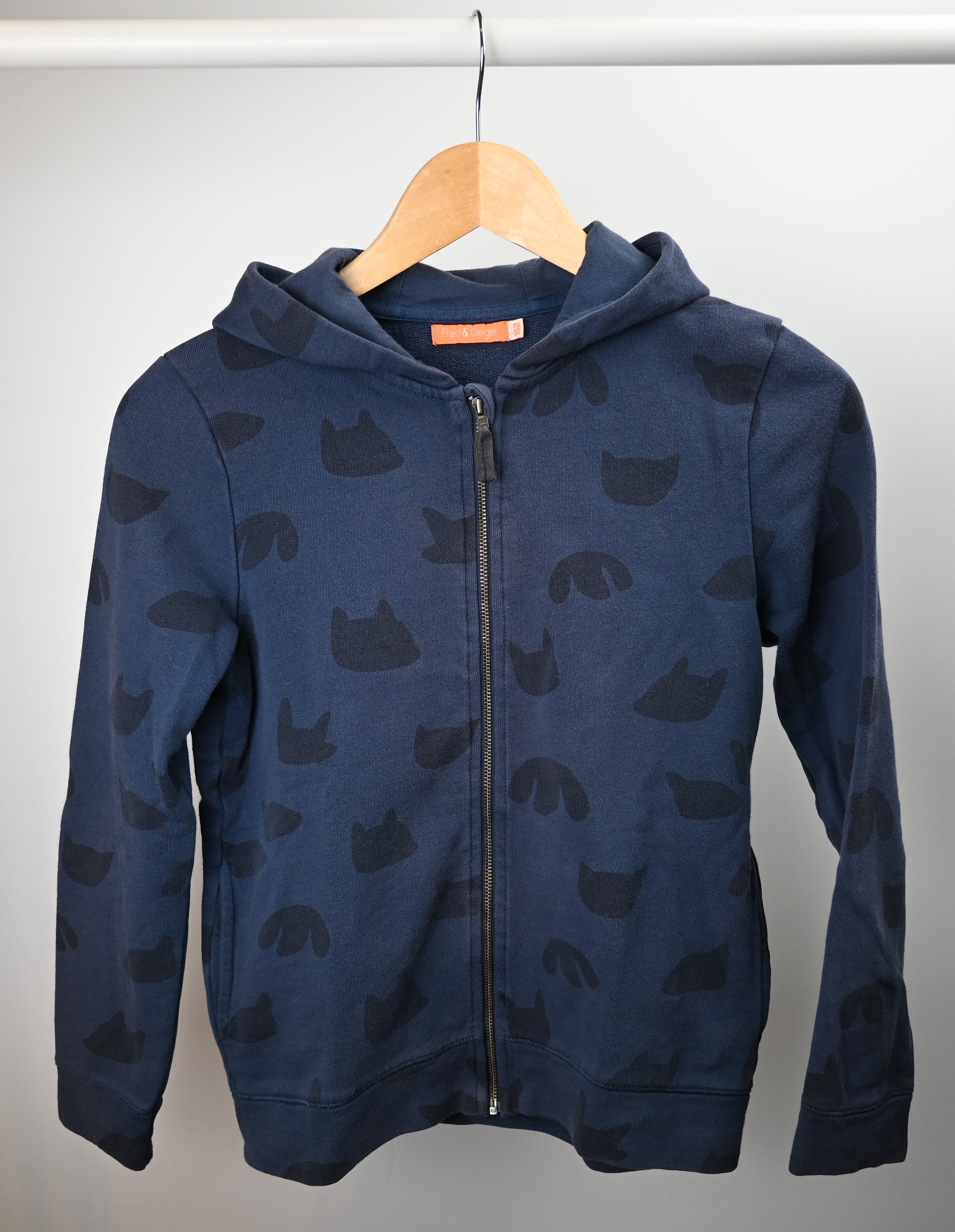 Hoodie met rits, Fred & Ginger, 12 jaar