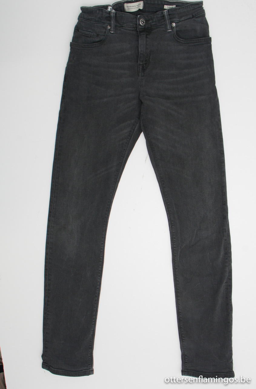 Grijs zwarte jeans, Scotch, 14
