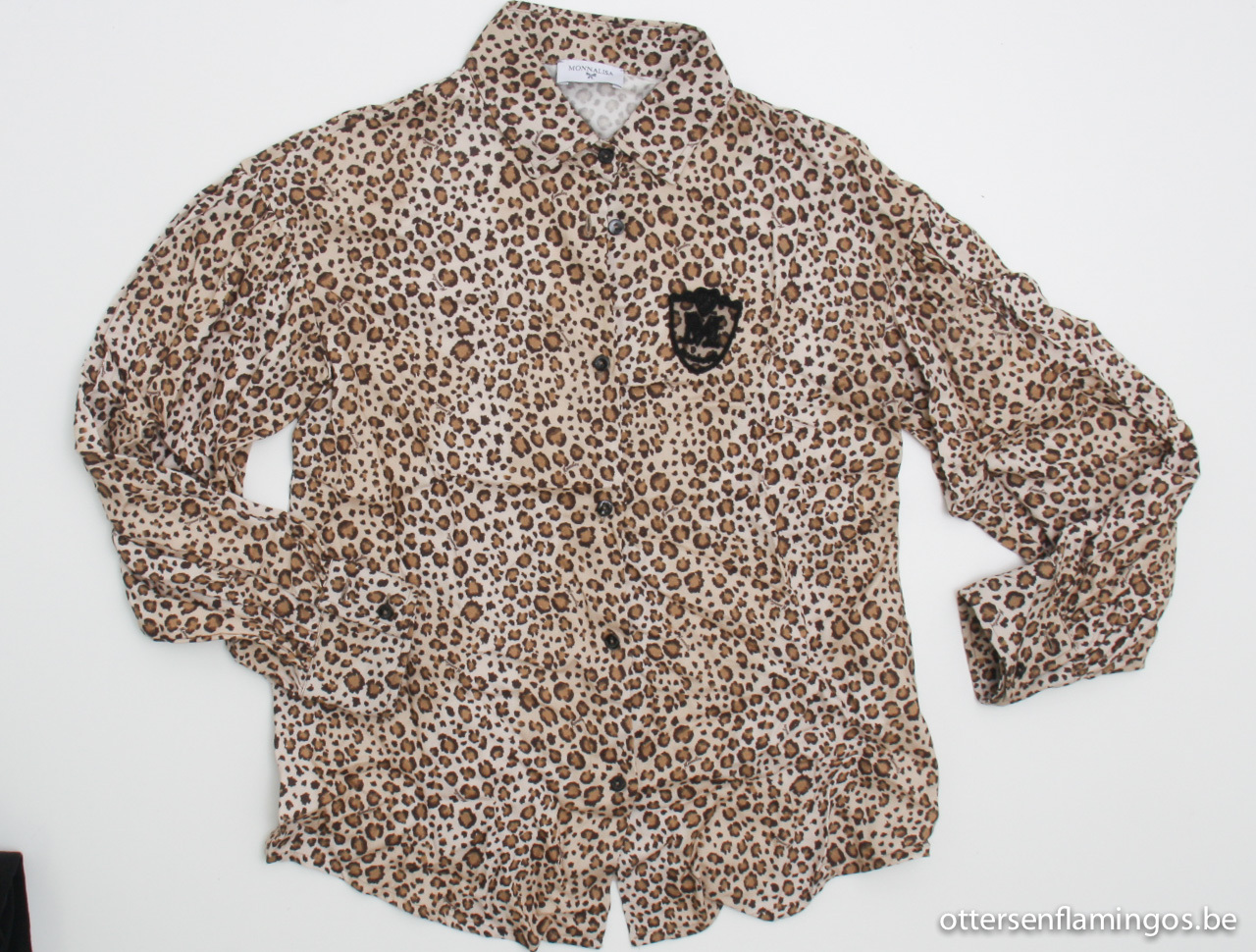 Leopard hemd, Monnalisa, 140