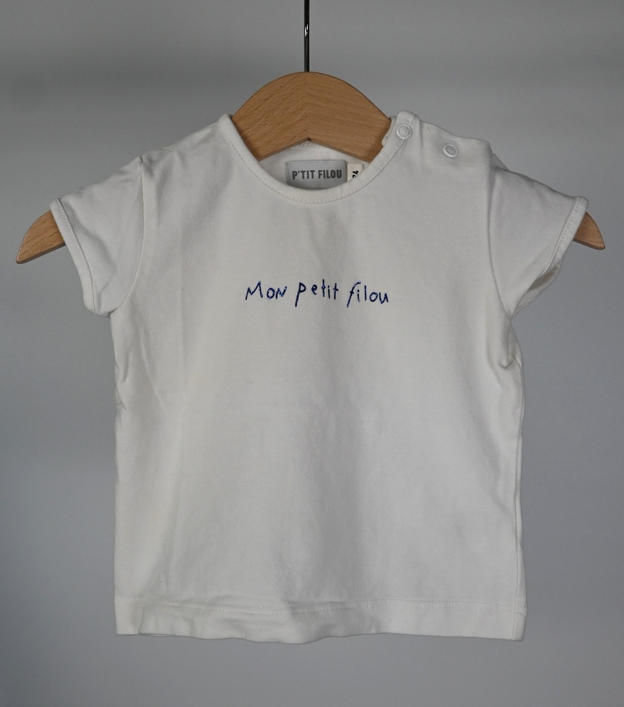 Kleedje en T-shirt, P'tit Filou, 9 maanden - 2