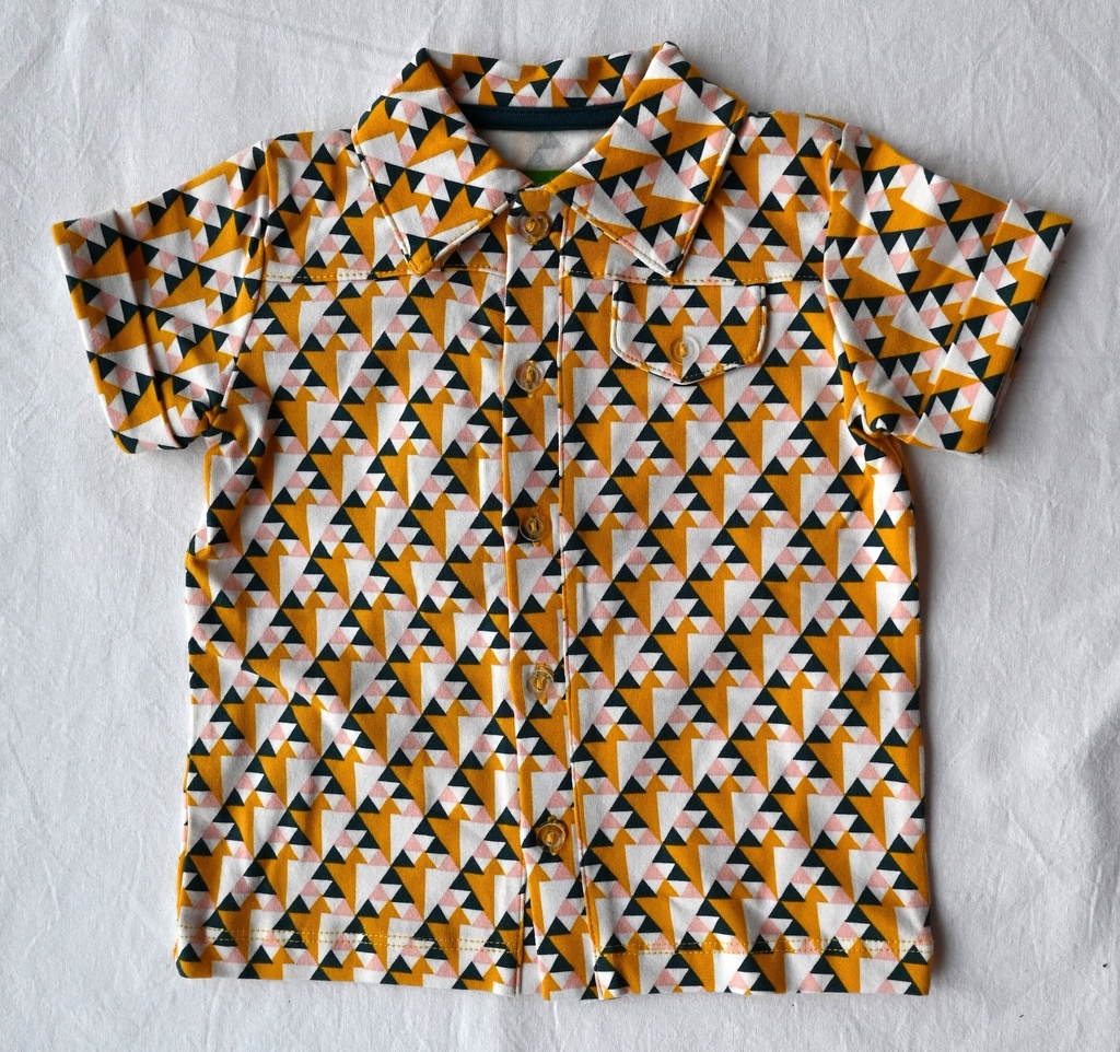 [SRE091] Hemdje in T-shirtstof, Lily Balou, 9 maanden