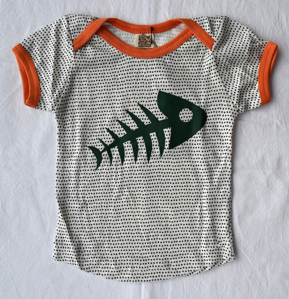 [SRE084] T-shirt, Retro-Rock-and-Robots, 12/18 maanden