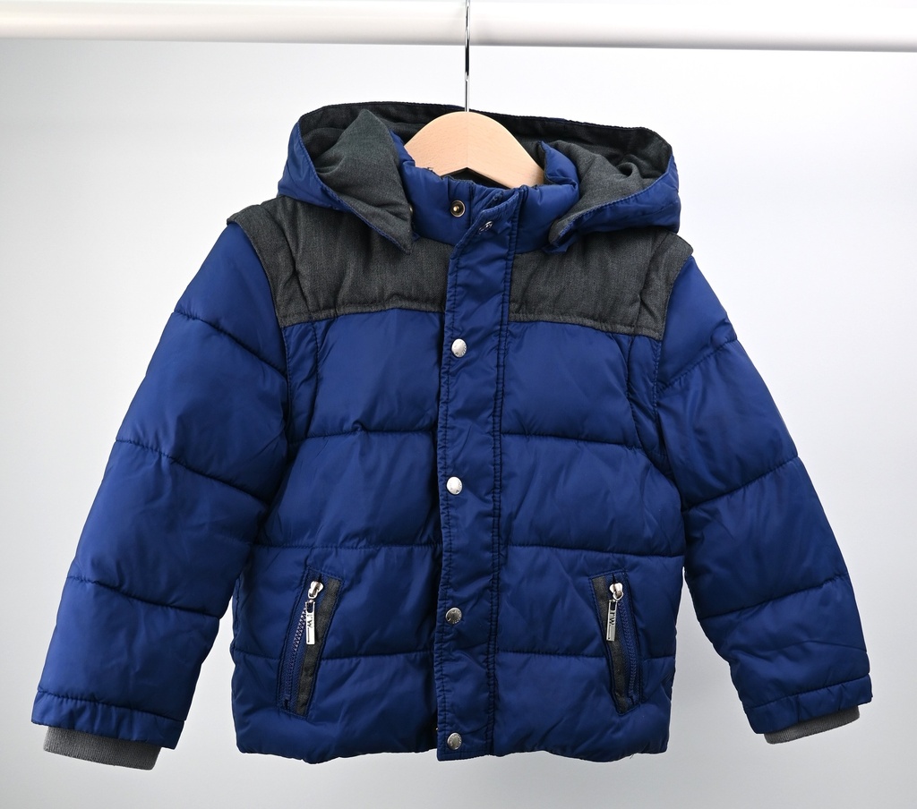 [NDB046] Jas met afneembare kap en mouwen, River Woods, 3 jaar