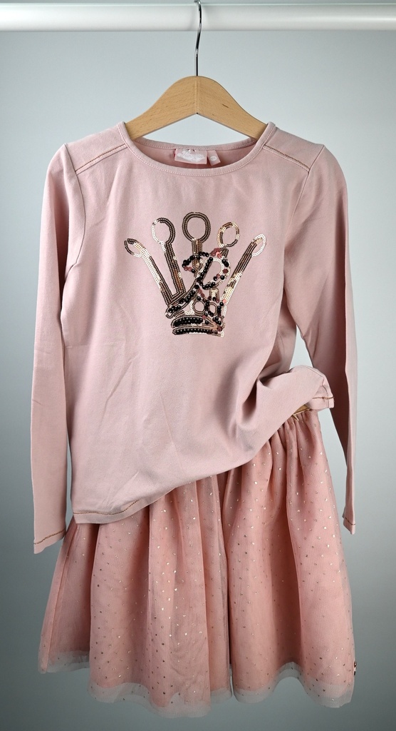 [MPE008] Longsleeve T-shirt en rokje, Prinsessia, 8 jaar