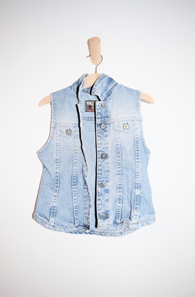 [MMO003] Mouwloos jeansjasje, IKKS, 6 jaar