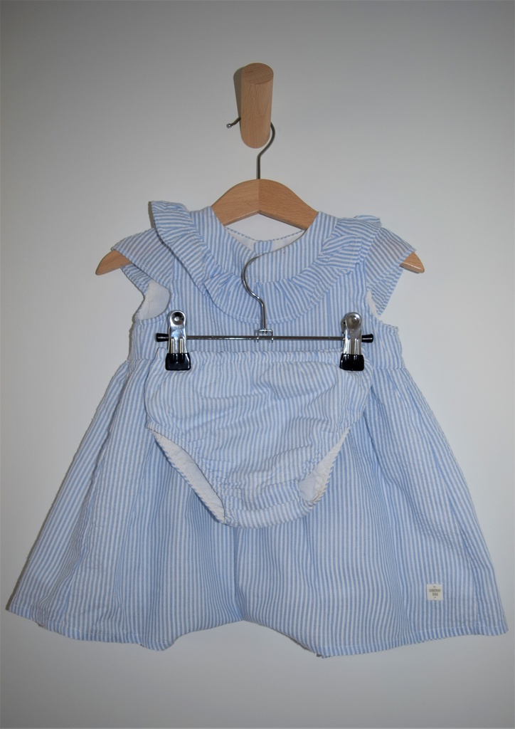 [LNO096] Zomerjurkje met pamperbroekje, Carrément Beau, 9 maanden