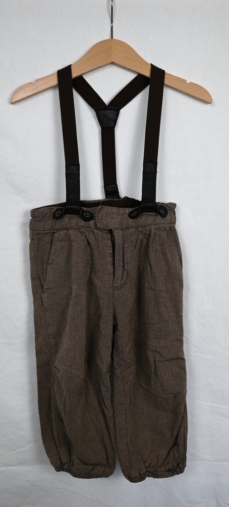 Broek met bretellen, H&M, 12/18 maanden