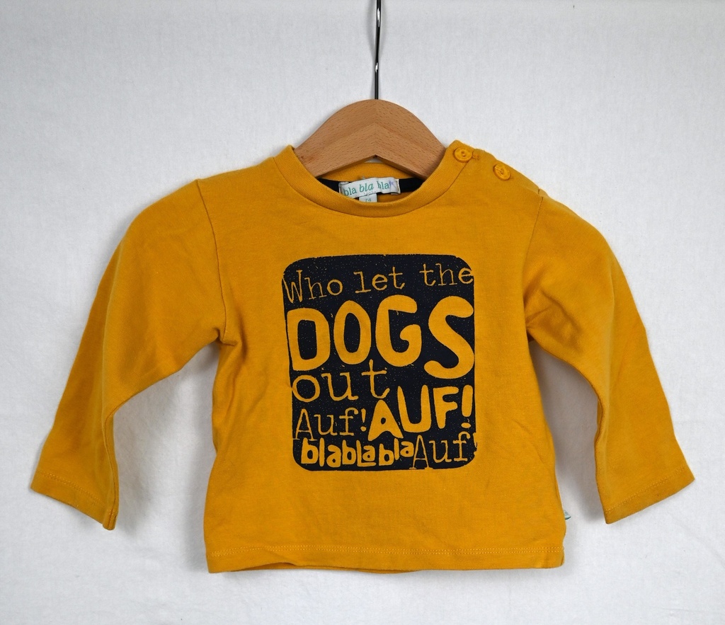 Longsleeve T-shirt, blablabla, 9 maanden