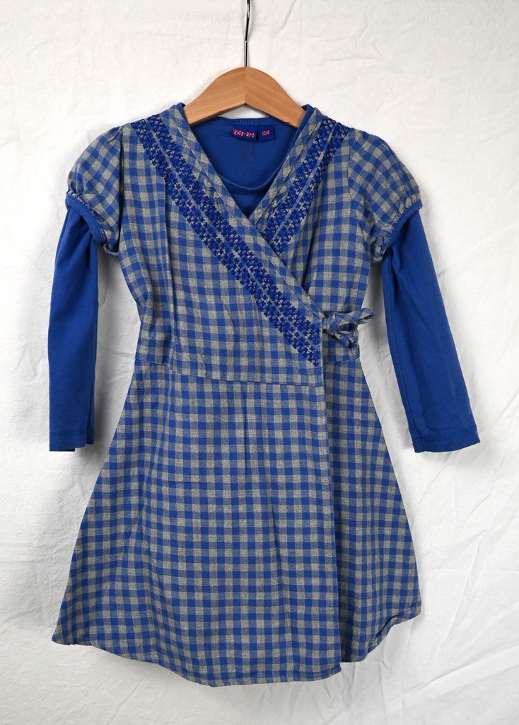 Jurk en bijpassende longsleeve T-shirt, Kidz-art, 4 jaar