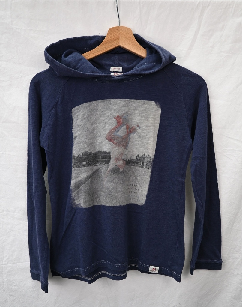 Longsleeve T-shirt met kap, American Outfitters, 10 jaar