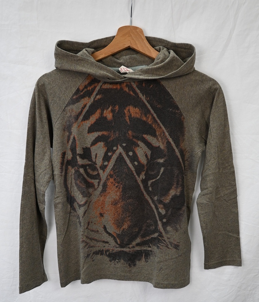 Longsleeve T-shirt met kap, American Outfitters, 10 jaar