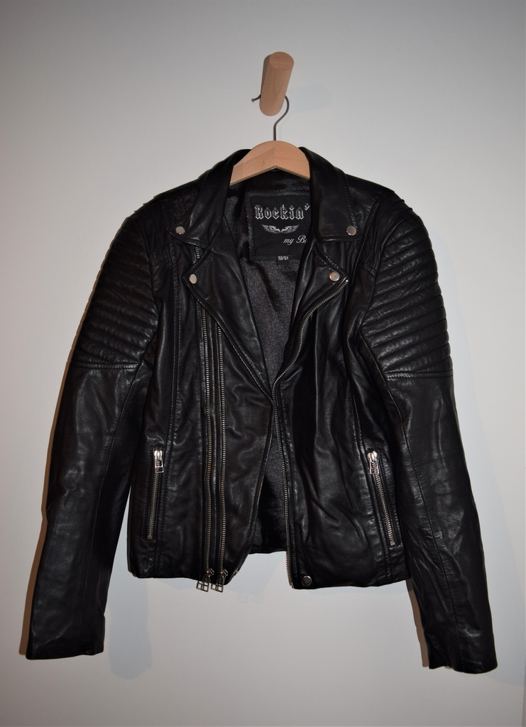 [CSE027] Leren vest, Rockin my Bae, 13/14 jaar