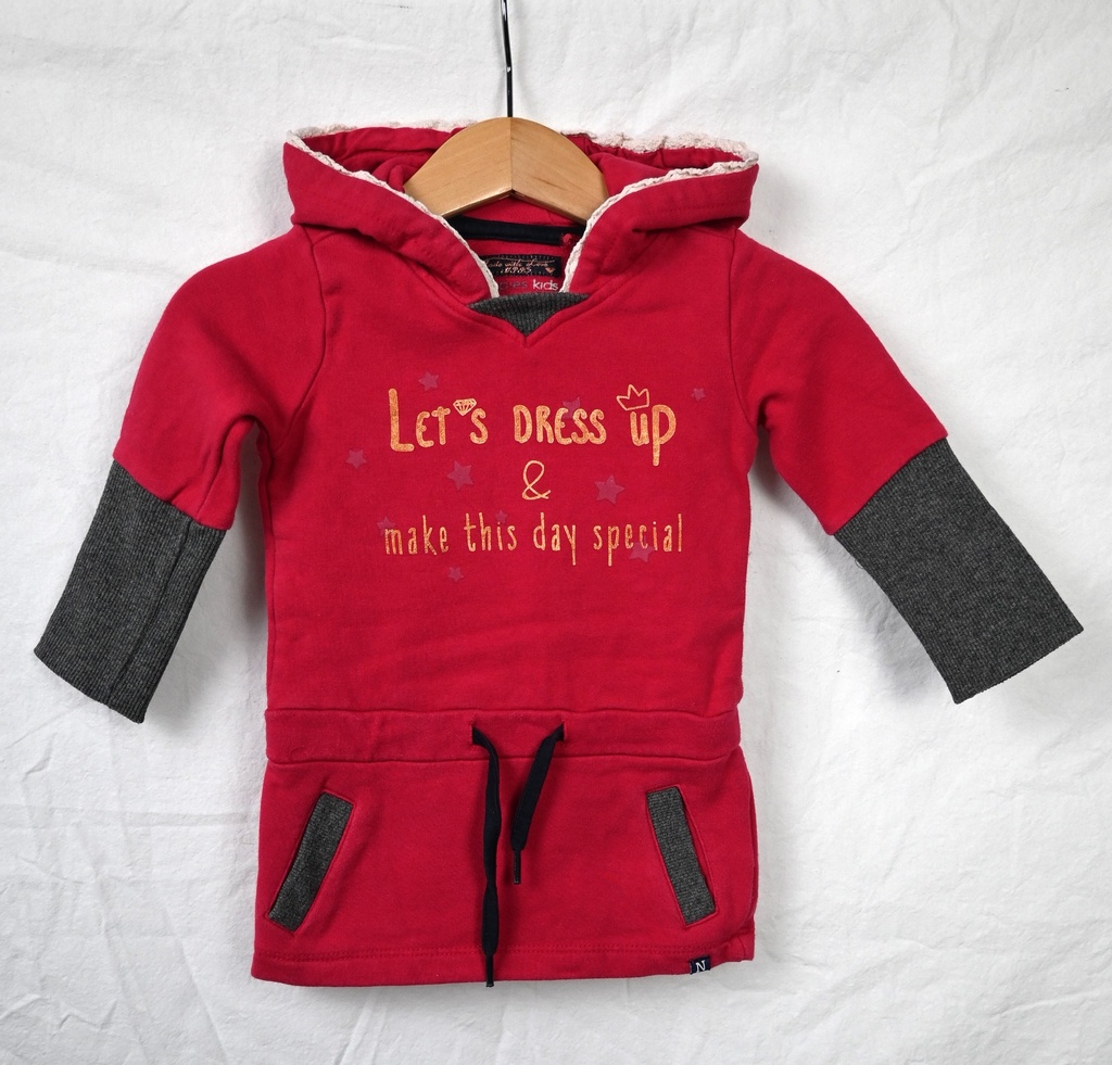 [BLE079] Sweaterjurk, Noppies, 9 maanden