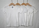 Set van 4 witte onderhemdjes, Petit Bateau, 8 jaar