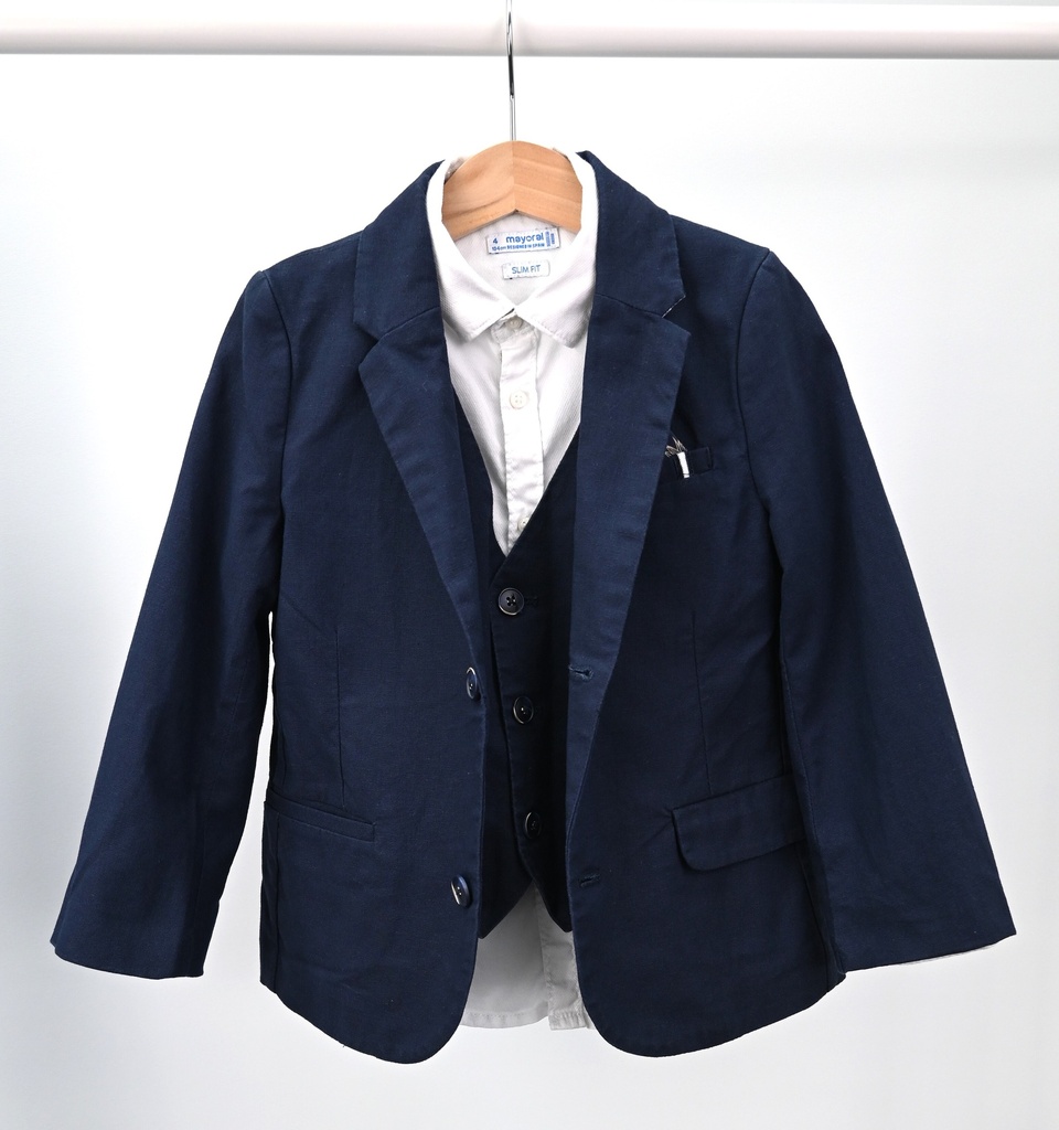 [AHU013] Kostuum, Mayoral Tailoring Line, 4 jaar/vest 5 jaar -PI