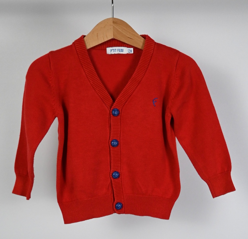 [DRO046] Cardigan, P'tit Filou, 12 maanden