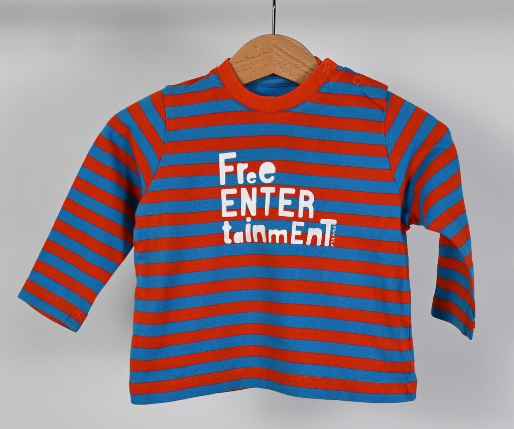 [DRO063] Longsleeve T-shirt, P'tit Filou, 9 maanden