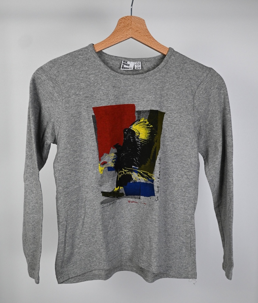 [ANGU022] Longsleeve T-shirt, Six Hugs & Rock ' Roll, 11/ 12 jaar