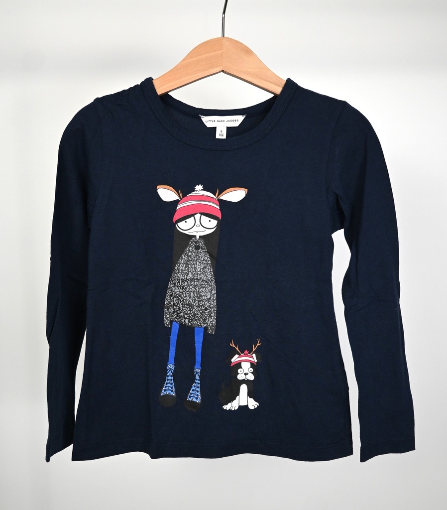 Longsleeve Kerst-T-shirt, Little Marc Jacobs, 5 jaar