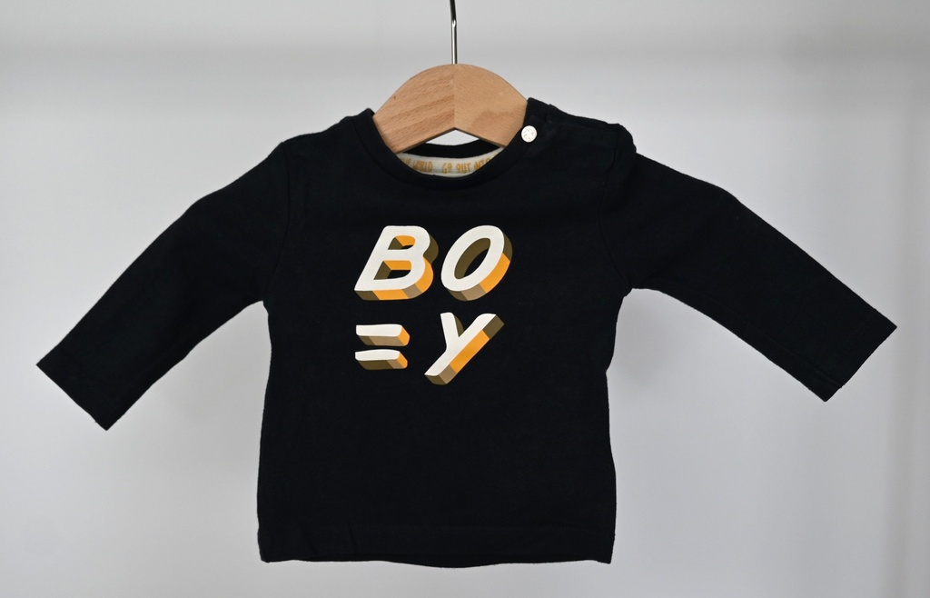 [PASM141] Longsleeve T-shirt, noppies, 1/2 maanden