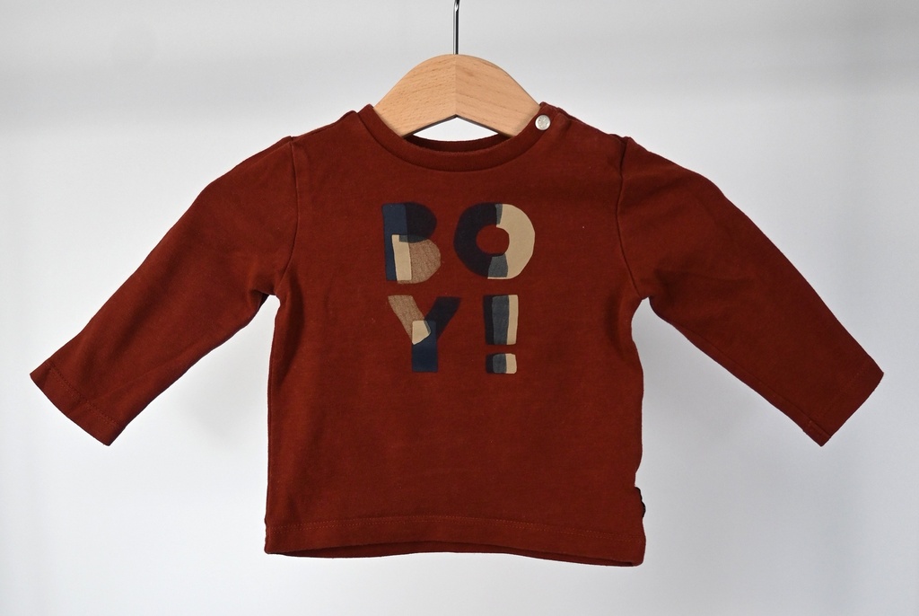 [PASM145] Longsleeve T-shirt, noppies, 2/4 maanden