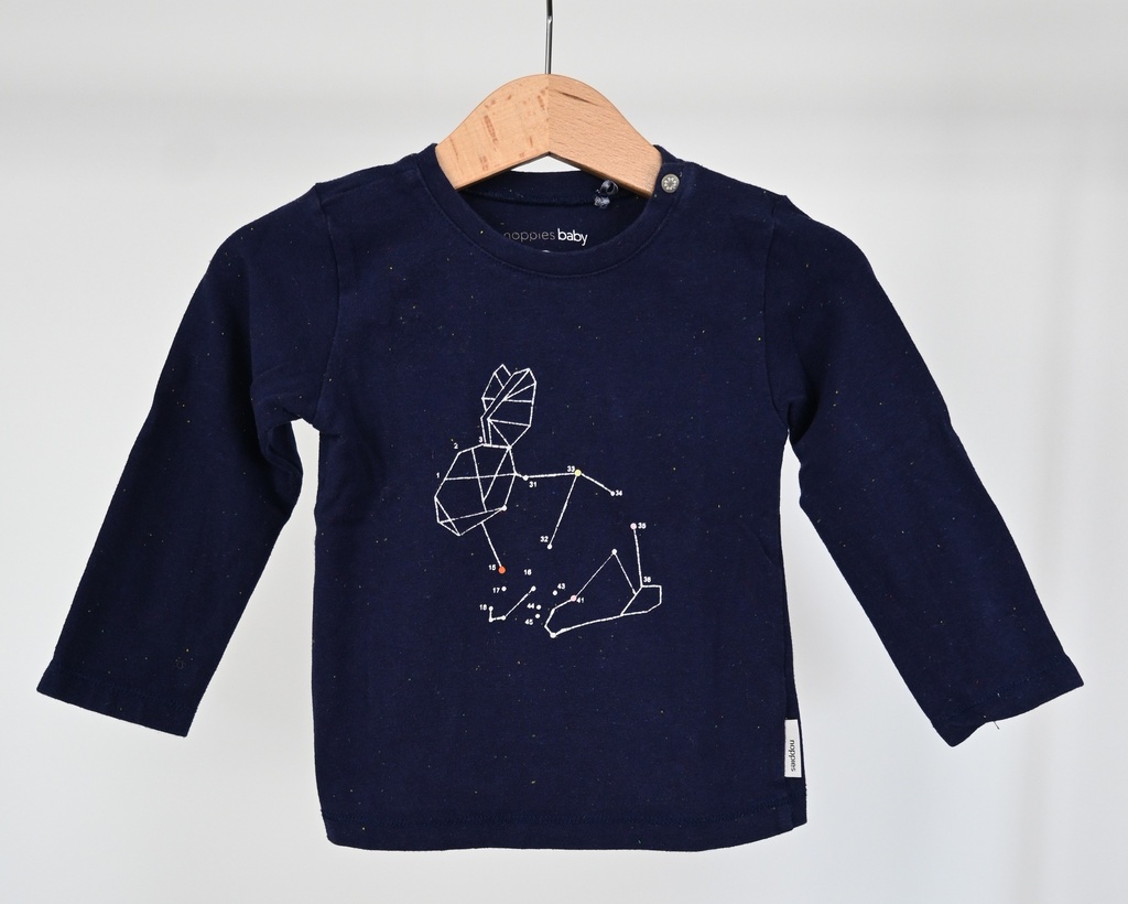 [PASM147] Longsleeve T-shirt, noppies, 9/12 maanden