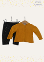 Broek en cardigan, Z8 grain de blé, 3 maanden