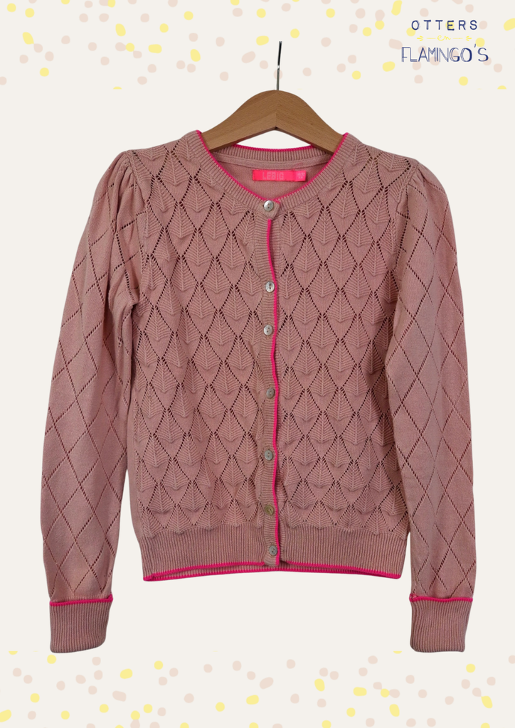 [ELVE057] Cardigan, Le Big, 7/8 jaar