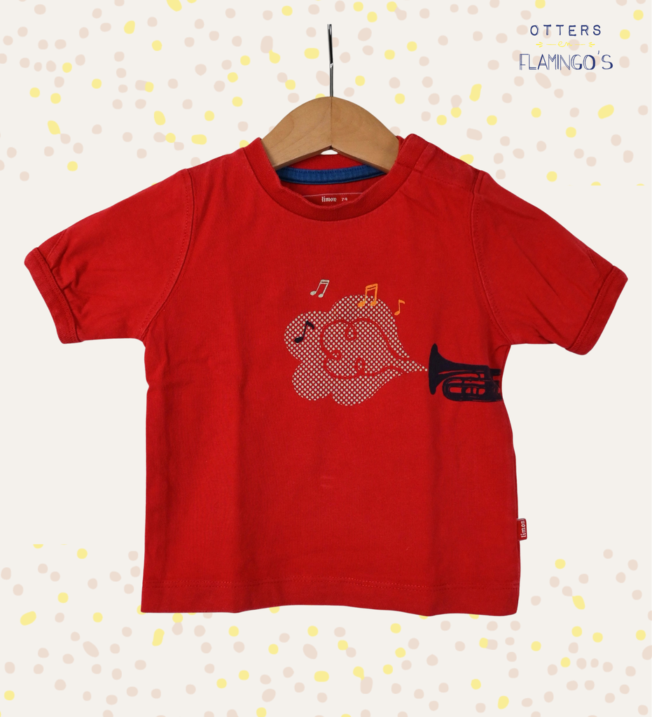 T-shirt, Limon, 9 maanden