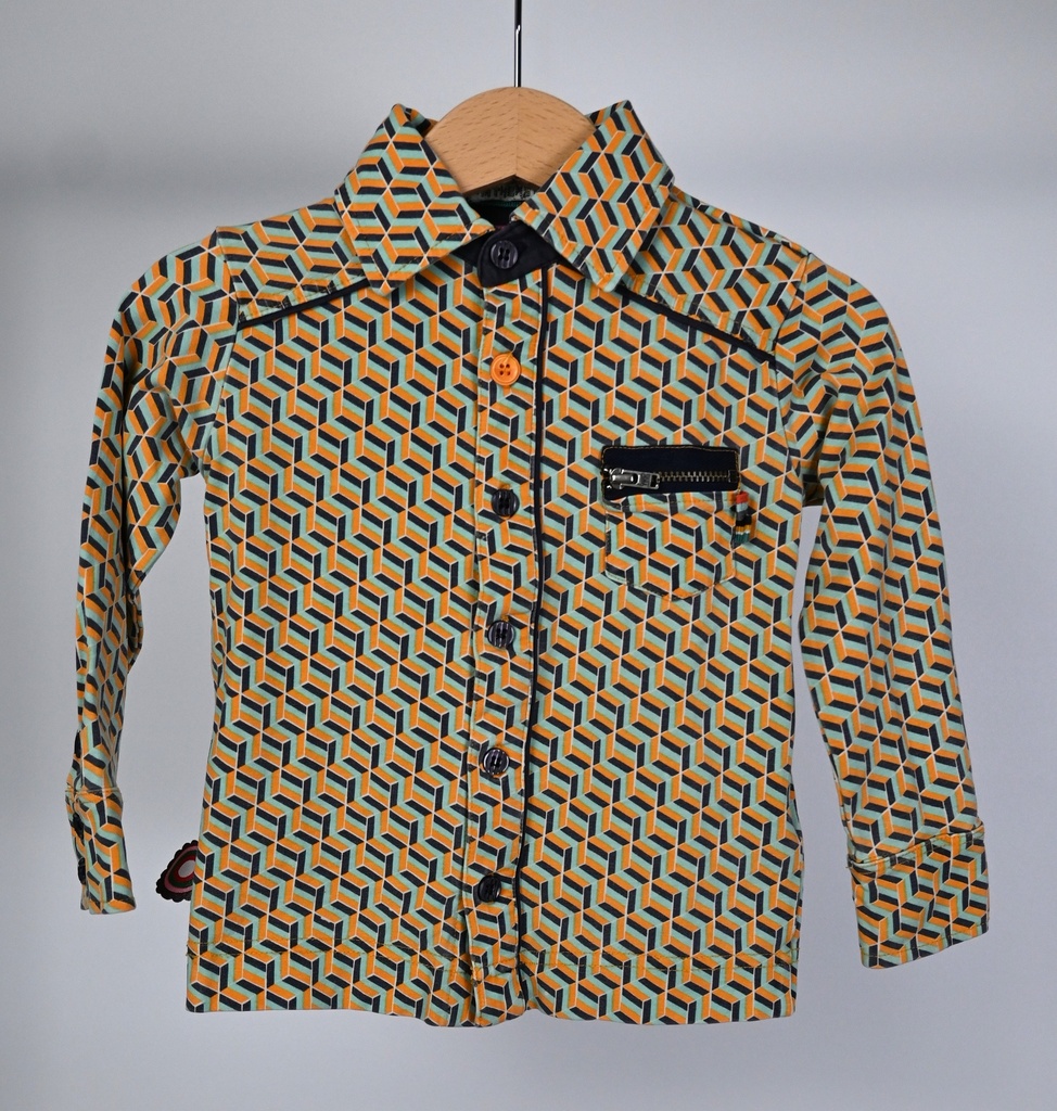 [HVDB057] Hemd, 4 funky flavours, 18/24 maanden - PI